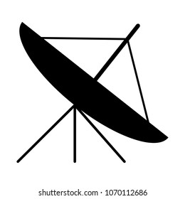 Vector illustration. Icon. Satellite dish.