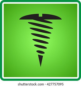vector illustration Icon Screw