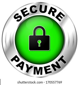 Vector illustration of icon for secure payment