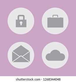 Vector illustration. Icon set for buttons.