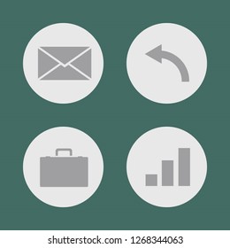 Vector illustration. Icon set for buttons.