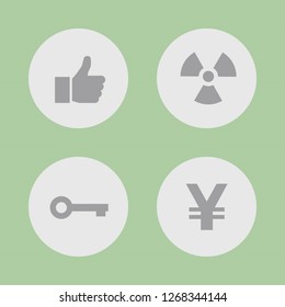 Vector illustration. Icon set for buttons.