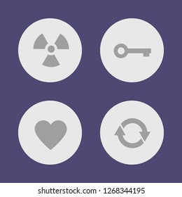Vector illustration. Icon set for buttons.