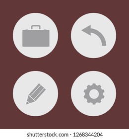 Vector illustration. Icon set for buttons.