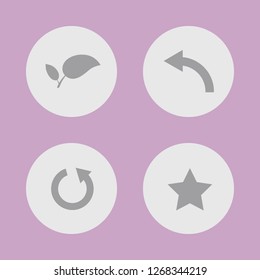 Vector illustration. Icon set for buttons.