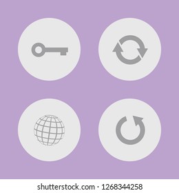 Vector illustration. Icon set for buttons.
