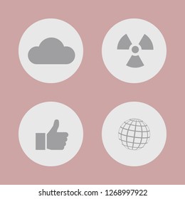 Vector illustration. Icon set for buttons.
