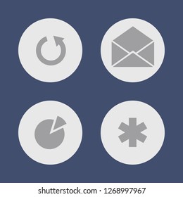 Vector illustration. Icon set for buttons.