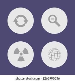 Vector illustration. Icon set for buttons.