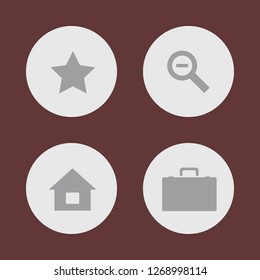 Vector illustration. Icon set for buttons.
