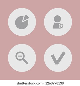 Vector illustration. Icon set for buttons.