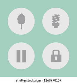 Vector illustration. Icon set for buttons.