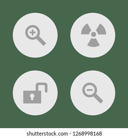 Vector illustration. Icon set for buttons.