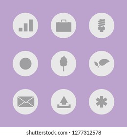Vector illustration. Icon set for buttons.
