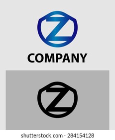 Vector illustration icon set of letter Z 