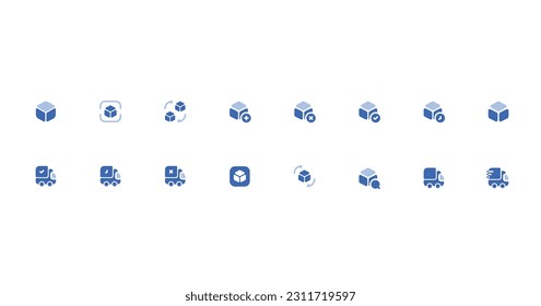 vector illustration icon sets delivery 