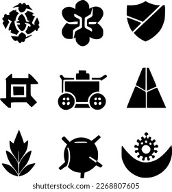 vector illustration of icon shape