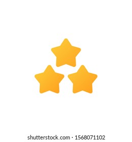 Vector illustration of icon symbol online shopping. illustration of seller rating on a white background. pixel perfect at 96x96 pixel. color can be changed. gradient style