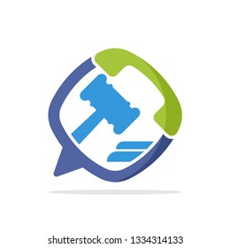 Vector illustration icon with telephone media communication concept for auction services
