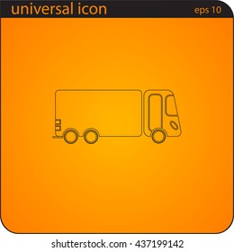 vector illustration icon truck