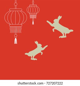 Vector illustration or icon for Tsukimi or or Otsukimi, literally moon-viewing, also known as Jugoya, or Japanese festivals honoring the autumn moon, a variant of the Mid-Autumn Festival.