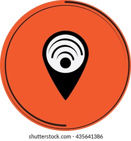 vector illustration icon Wi fi