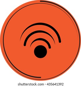 vector illustration icon Wi fi