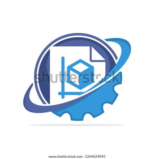 Vector Illustration Icon Work Management System Stock Vector (Royalty ...