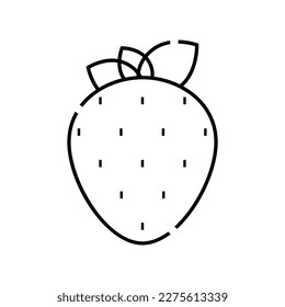 Vector illustration icon.icons,berry,fruits,vegetables.In line-art style,on white background,with broken lines.Print for textile,web design,social networks.Wrapper,packaging,paper,logo.Modern .EPS 10.