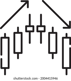 Vector Illustration of icons in black and white those representing the world of trading. Can be used as icons and illustrations.