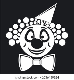 Vector illustration icons clown