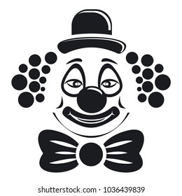 Vector illustration icons clown