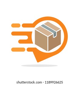 Vector illustration icons with the concept of informative & responsive service for accessing package tracking service information