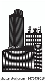 vector illustration of icons and flat building logos, EPS 10