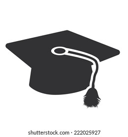 Vector illustration icons graduation cap