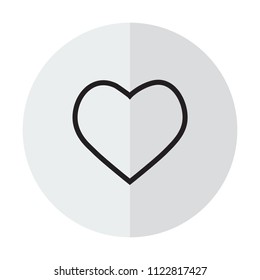 VECTOR ILLUSTRATION ICONS HEART FOR WEB SITE