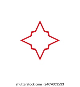 ilustración vectorial de iconos y logos en fondo blanco. gráfico de geometría de patrón para revestimiento textil de fondo de fondo de papel tapiz texturizado
