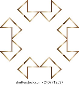 Vektorgrafik von Symbolen und Logos auf weißem Hintergrund. Mustergeometrie-Grafik für die Stoffumhüllung mit Bodenbelag, strukturierter Hintergrund