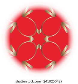 Vektorgrafik von Symbolen und Logos auf weißem Hintergrund. Mustergeometrie-Grafik für die Stoffumhüllung mit Bodenbelag, strukturierter Hintergrund