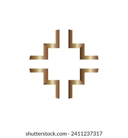 ilustración vectorial de iconos y logos en fondo blanco. Patrón geométrico abstracto.