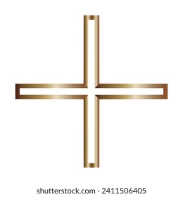 vector illustration of icons and logos on white background. Abstract geometric pattern.
