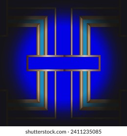 vector illustration of icons and logos, patterns on black background.  