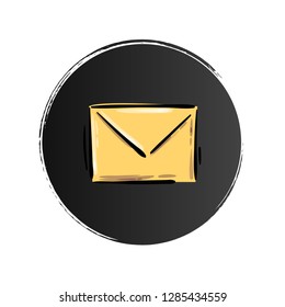 Vector illustration of icons. Message icon, link, letter