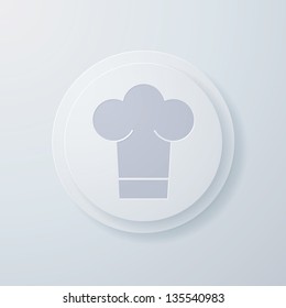 Vector illustration of icons on a theme for the kitchen
