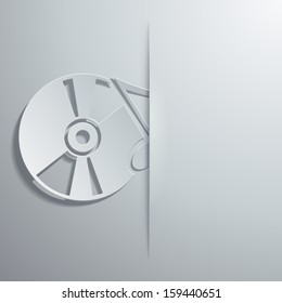Vektorgrafik von Symbolen zu einem Thema der Musik