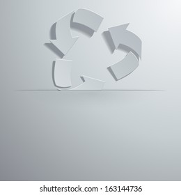 Vector illustration of icons on the theme of ecology