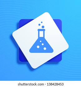 vector illustration of icons on the topic of science