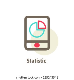 vector illustration icons of website SEO optimization, programming process and web analytics elements