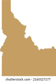 Vector Illustration of Idaho map