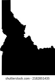 Vector Illustration of Idaho map